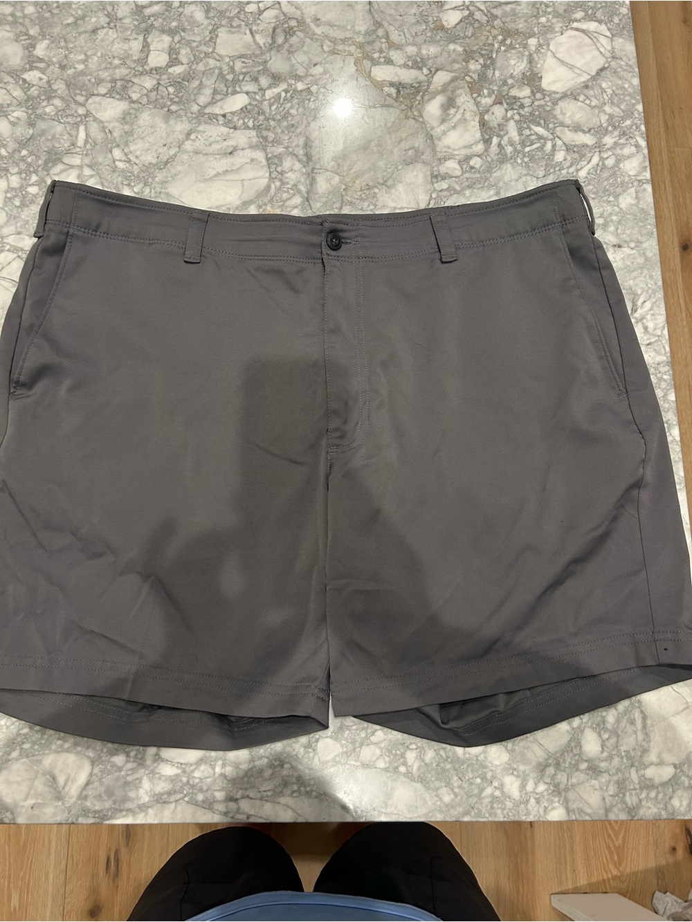 Men's Gray Performance Golf Shorts- 7”